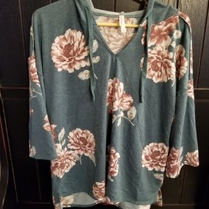 Floral sweater
